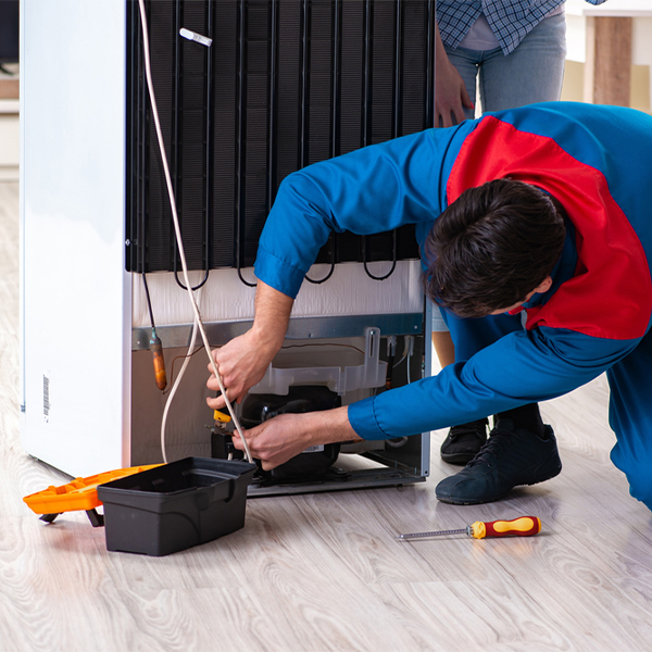 how much do you charge for refrigerator repair services in Gibson City IL